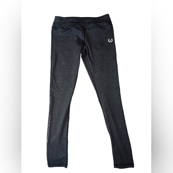 Love fitness, large, seamless leggings in charcoal grey - Picture 1 of 4